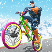 Superhero BMX Stunts Racer 2019-Bicycle Games Apk