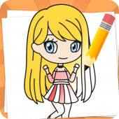 How to Draw Chibi Girls Apk