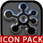 Beyond black platin icon pack HD 3D Apk