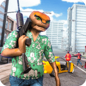 Super Frog Car Theft Mad City Crime Simulator 3D Apk