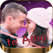 Frases para conquistar , Te amo mi amor con imagen Apk