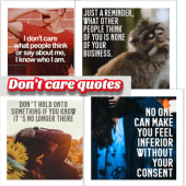 Don't Care Quotes Collection Apk