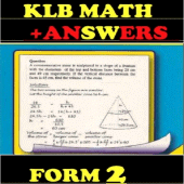 Form 2 Math Notes + Answers Apk