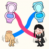 Toilet Rush: Draw to Toilet Apk