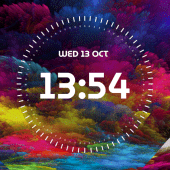 Clock Wallpaper with Date Apk