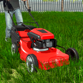 Mowing Simulator Grass Cutting Apk