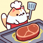 Cat Snack Bar: Cute Food Games Apk