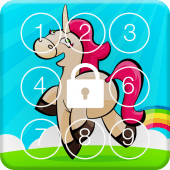 Baby Unicorn Princess PIN Lock Apk