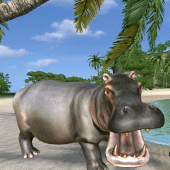 Wild Hippo Beach Simulator Apk