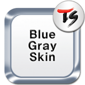 Blue Gray Skin for TS Keyboard Apk