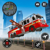 Flying Fire Truck Simulator Apk