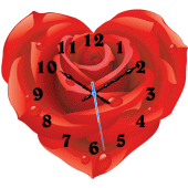 Rose Flower Clock Apk