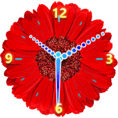 Flowers Clock Live wallpaper Apk