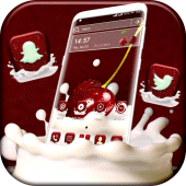 Red Cherry Launcher Theme Apk