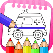 Vehicle Coloring &Drawing Book Apk