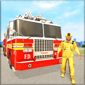 Firefighter Truck Driving Game Apk