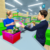 Supermarket Shopping Game Simulator:Family Mall 3D Apk