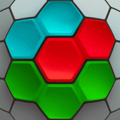 Hexme - Merge three hexagons Apk