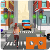 VR Traffic Run 360 Apk