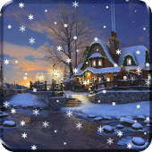 Winter Snow night HD Live Wallpaper Free Apk