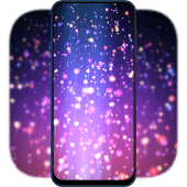 3D Shining Blue Particles Live Wallpaper Apk