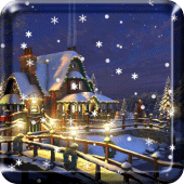 Snow Night Live Wallpaper HD Apk