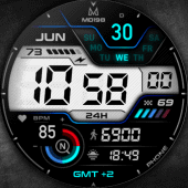 MD198: Digital watch face Apk