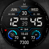 MD201 - Digital watch face Apk