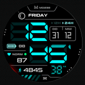 MD238 Digital watch face Apk