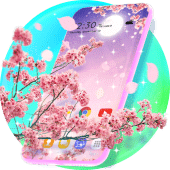 Sakura Live Wallpaper Theme Apk