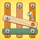 Wood Screw Puzzle, Nuts&Bolts Apk