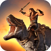 Barbarian Tribe: Dinosaur War Apk