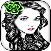 Flower Girl Hair Apk