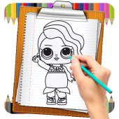 How to Draw Cute Surprise Dolls Steps by Steps Apk