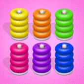 Color Sort 3D — Hoop Stack Apk