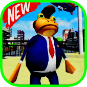 Frog Battle in the Amazing City Apk