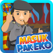 Masuk Pak Eko Jebret - Game Knife Hit Throw Viral Apk