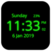 Digital Clock Live Wallpaper Apk