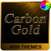 Carbon Gold - Theme for Xperia Apk