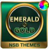 Emerald Gold Theme for Xperia Apk