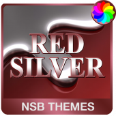 Red Silver Theme for Xperia Apk