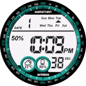 Digital One Watch Face Apk