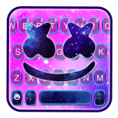 Live Galaxy Cool Man Keyboard Theme Apk