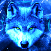 Ice Wallpaper + Keyboard: Wolf Apk