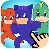 Color by Number Pixel Moonlight Hero Masks Apk