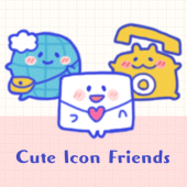 Cute Icon Friends Theme +HOME Apk