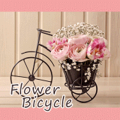 Cute Wallpaper Flower Bicycle Apk