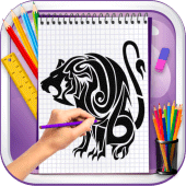 Learn to Draw Animal Tattoos Apk