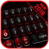 Classic Black Red Keyboard Apk