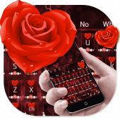 Love Rose Keyboard Theme Apk